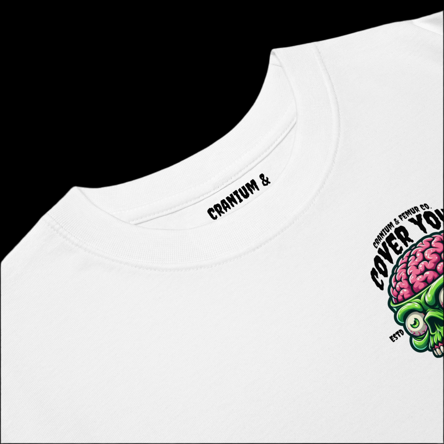Green Zombie Cranium & Femur Co. T-Shirt