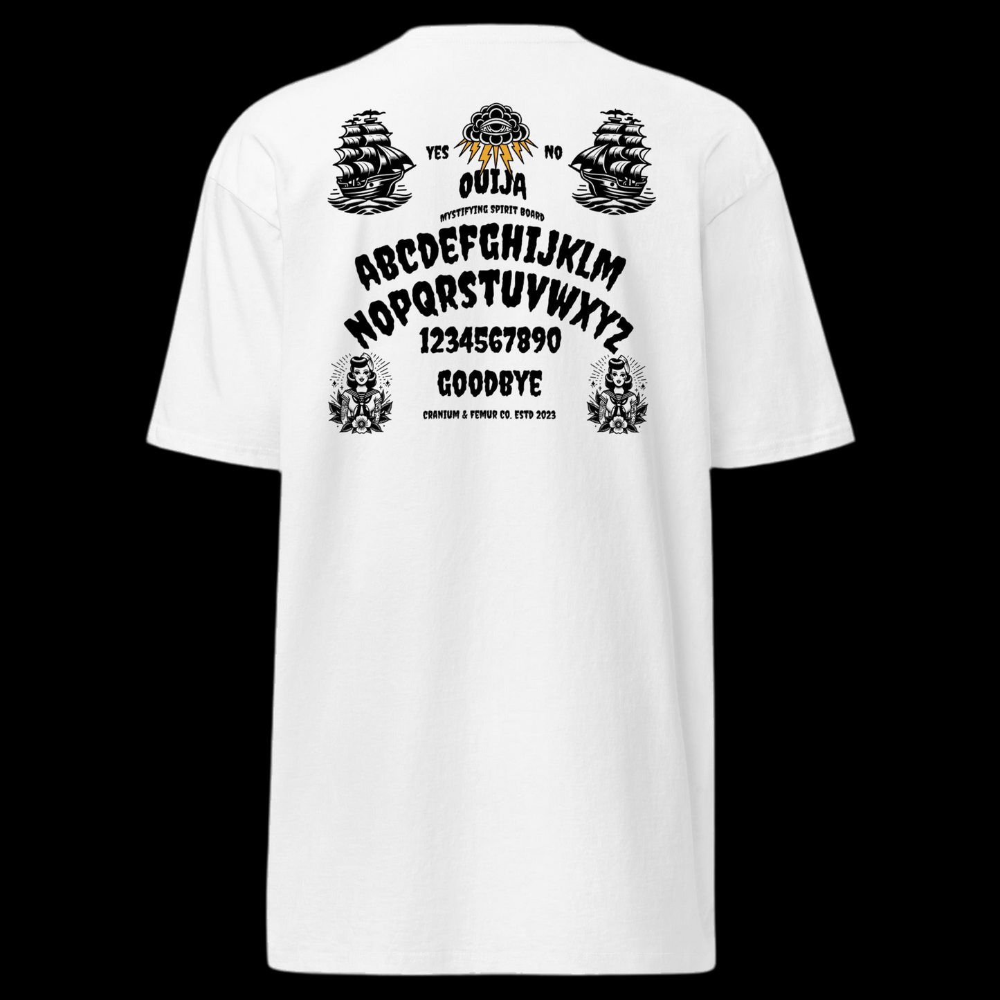 Ouija Board Nautical T-Shirt Cranium & Femur Co.