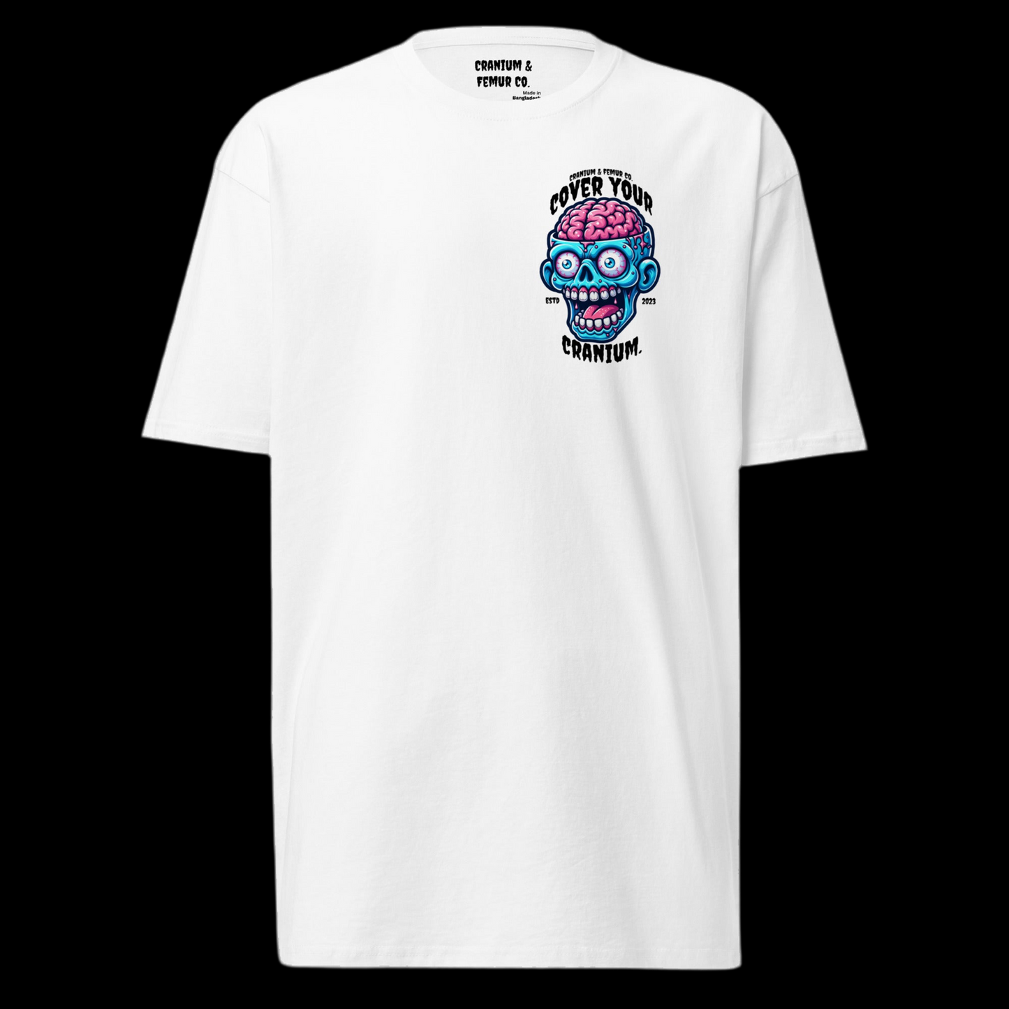 Blue Zombie Cranium & Femur Co. T-Shirt