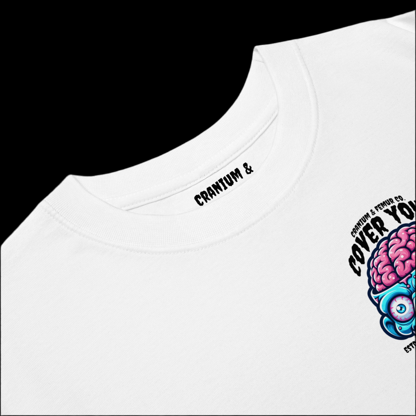 Blue Zombie Cranium & Femur Co. T-Shirt