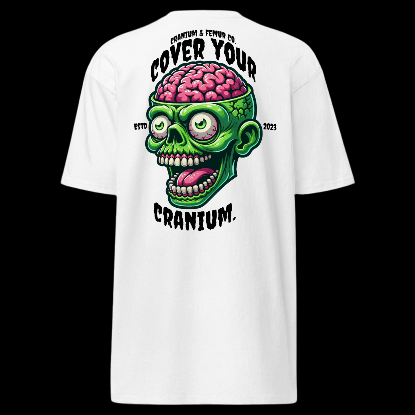 Green Zombie Cranium & Femur Co. T-Shirt