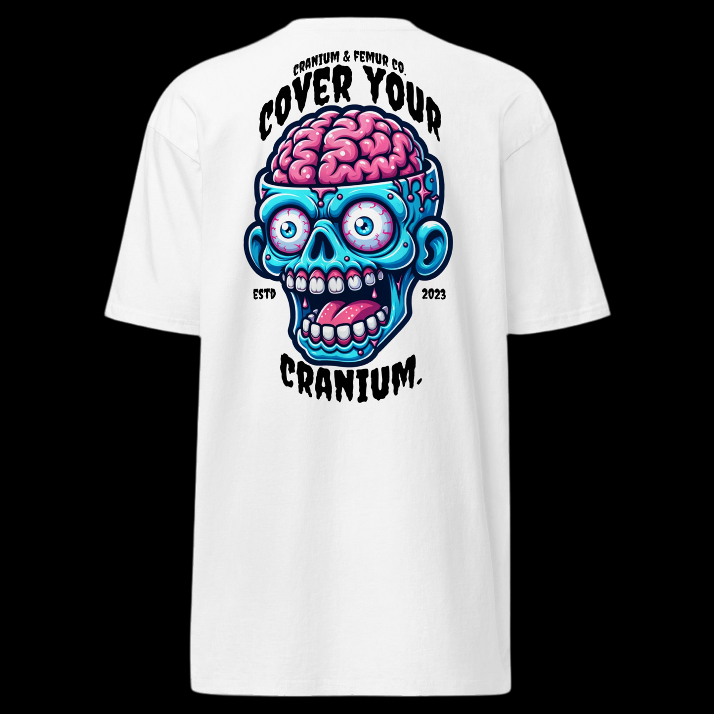 Blue Zombie Cranium & Femur Co. T-Shirt