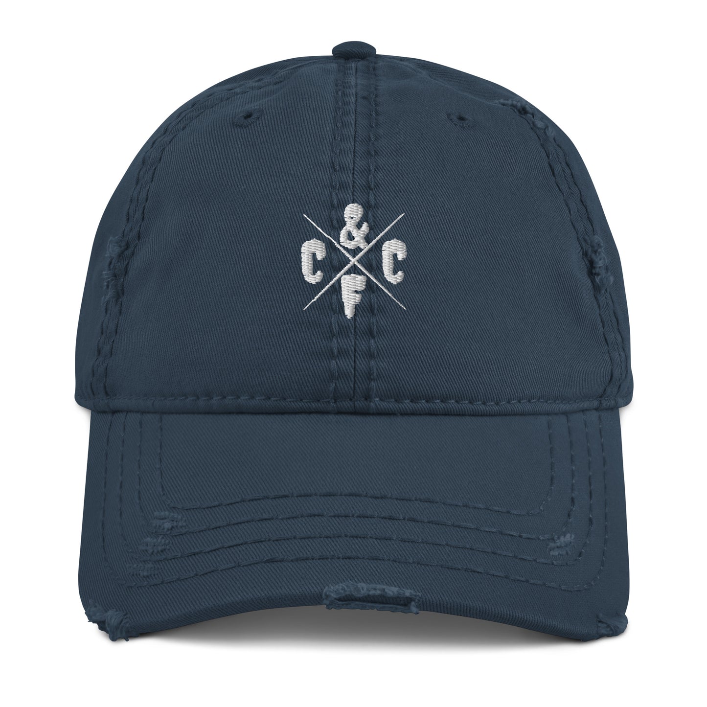 Distressed Cap Cranium & Femur Co. Logo