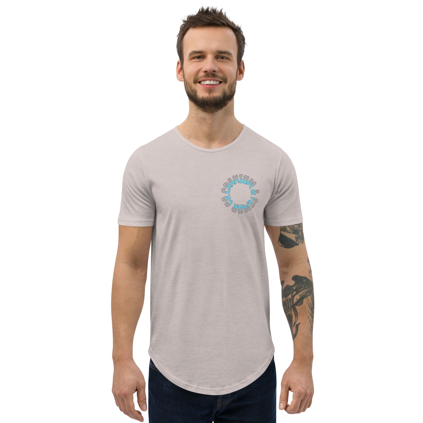 Skeleton’s Vacation T-Shirt Curved Hem Cranium & Femur Co.