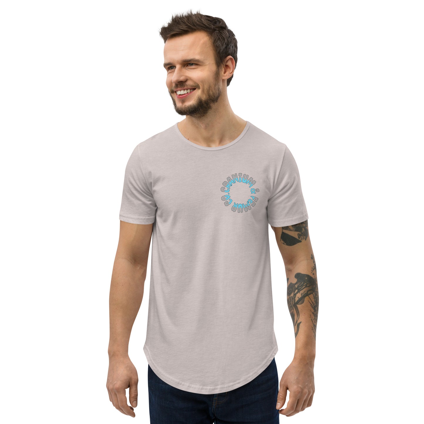 Skeleton’s Vacation T-Shirt Curved Hem Cranium & Femur Co.