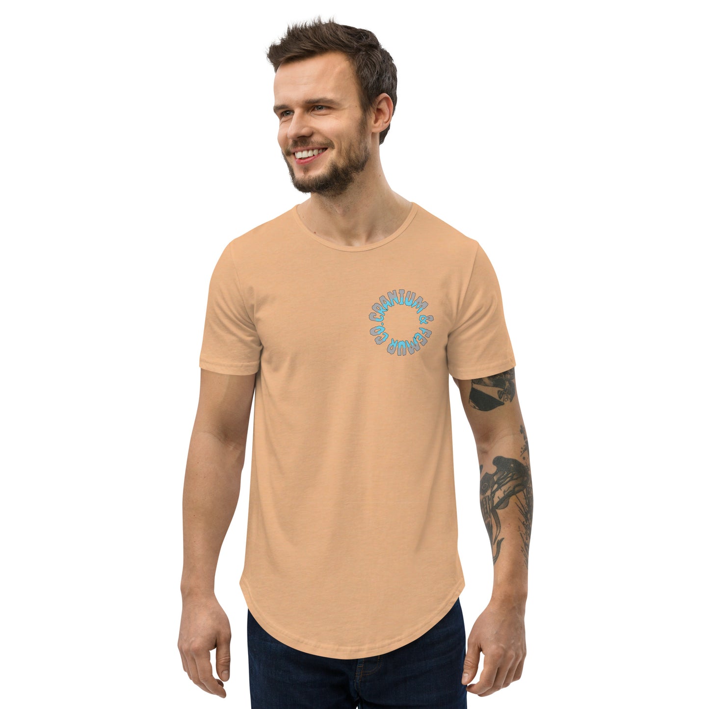 Skeleton’s Vacation T-Shirt Curved Hem Cranium & Femur Co.