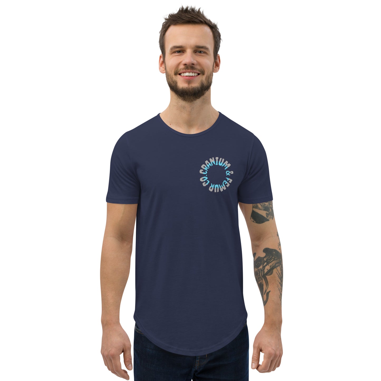 Skeleton’s Vacation T-Shirt Curved Hem Cranium & Femur Co.