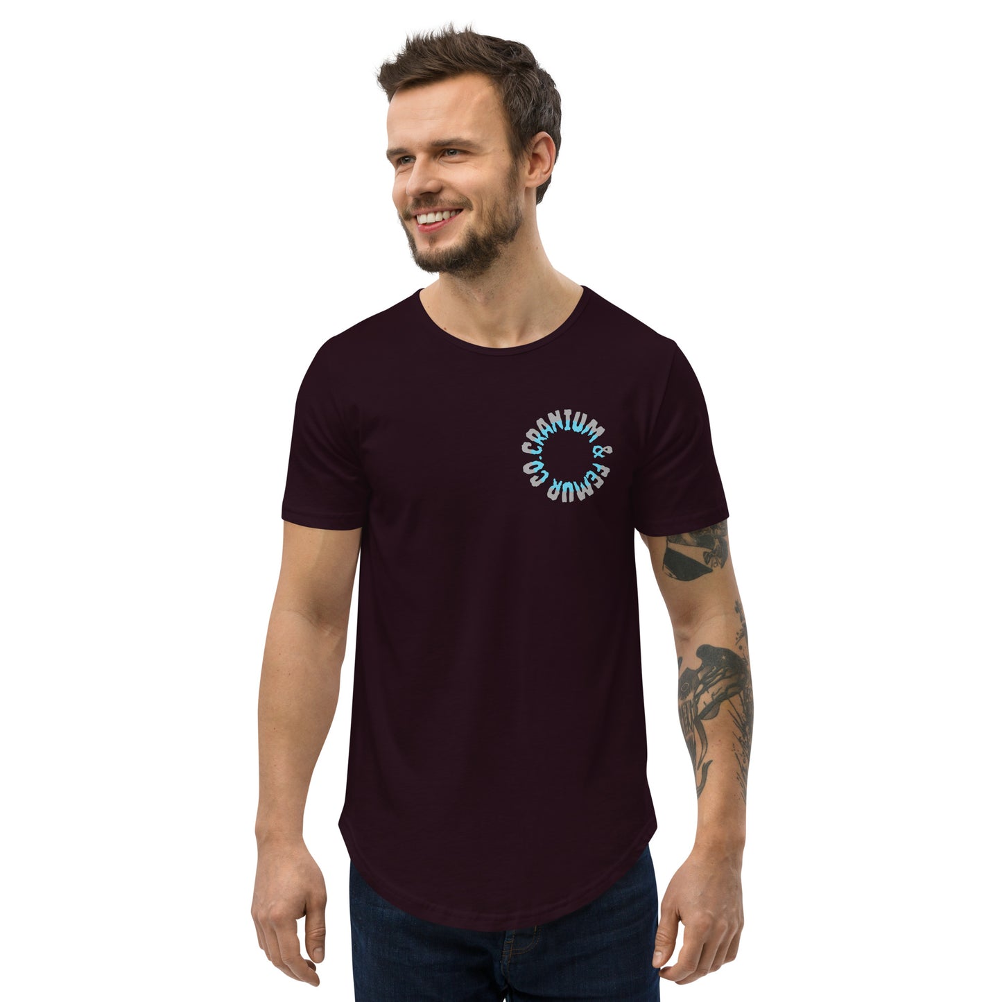 Skeleton’s Vacation T-Shirt Curved Hem Cranium & Femur Co.