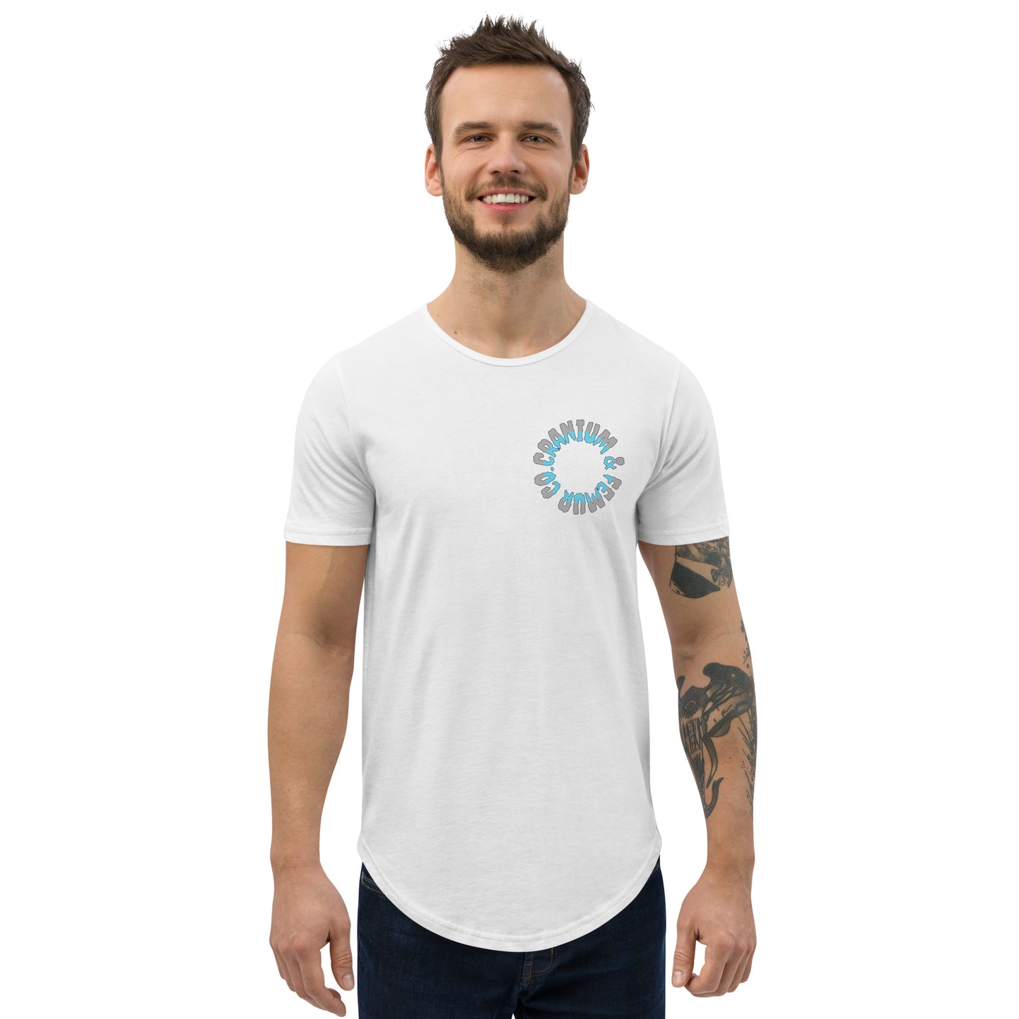 Skeleton’s Vacation T-Shirt Curved Hem Cranium & Femur Co.