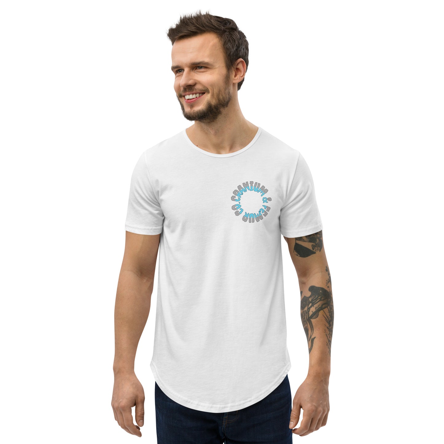 Skeleton’s Vacation T-Shirt Curved Hem Cranium & Femur Co.