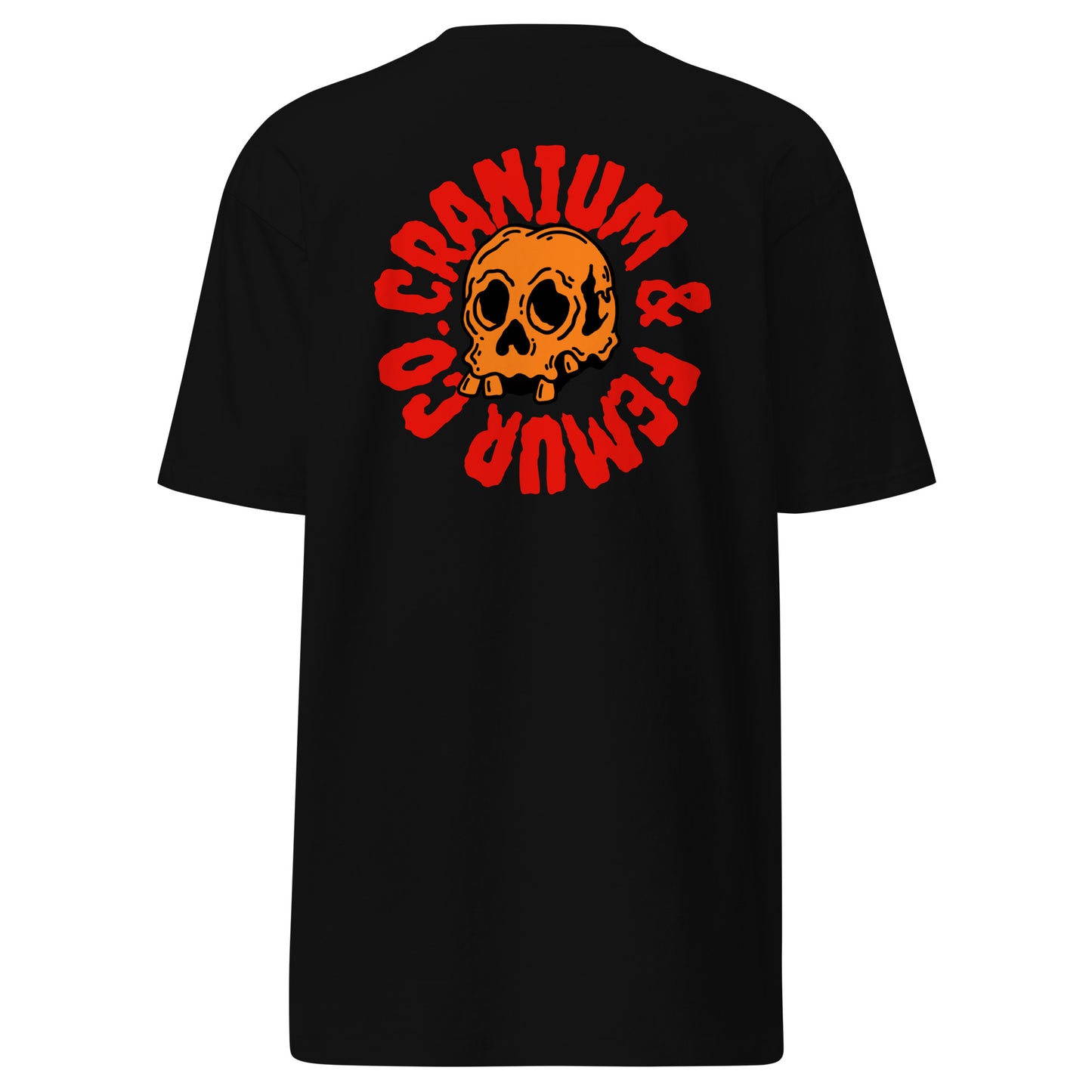 Circle Skull Logo T-Shirt Cranium & Femur Co.