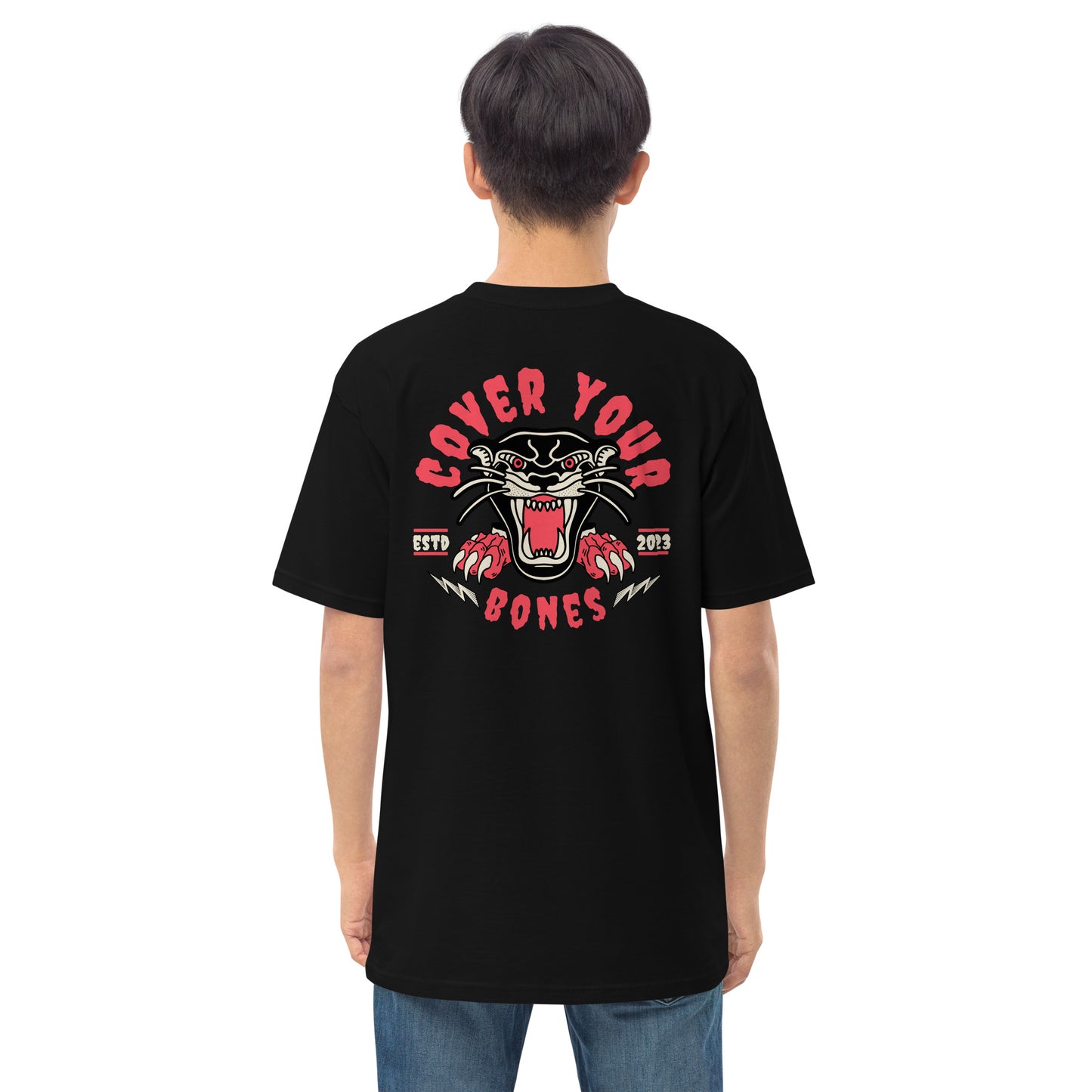 Cover your Bones Pather T-Shirt Cranium & Femur Co.