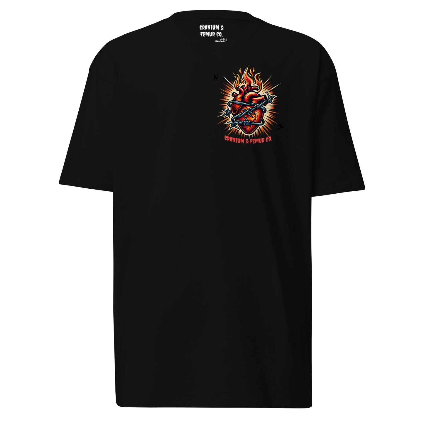 A Sacred Heart Cranium & Femur Co. T-shirt