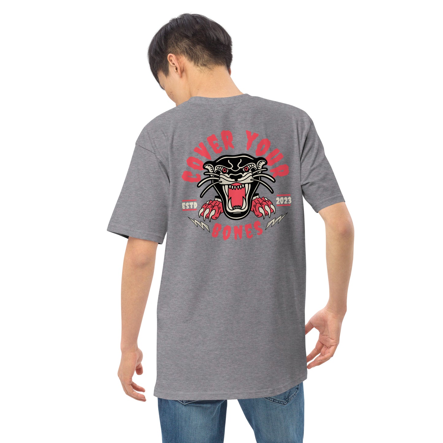 Cover your Bones Pather T-Shirt Cranium & Femur Co.