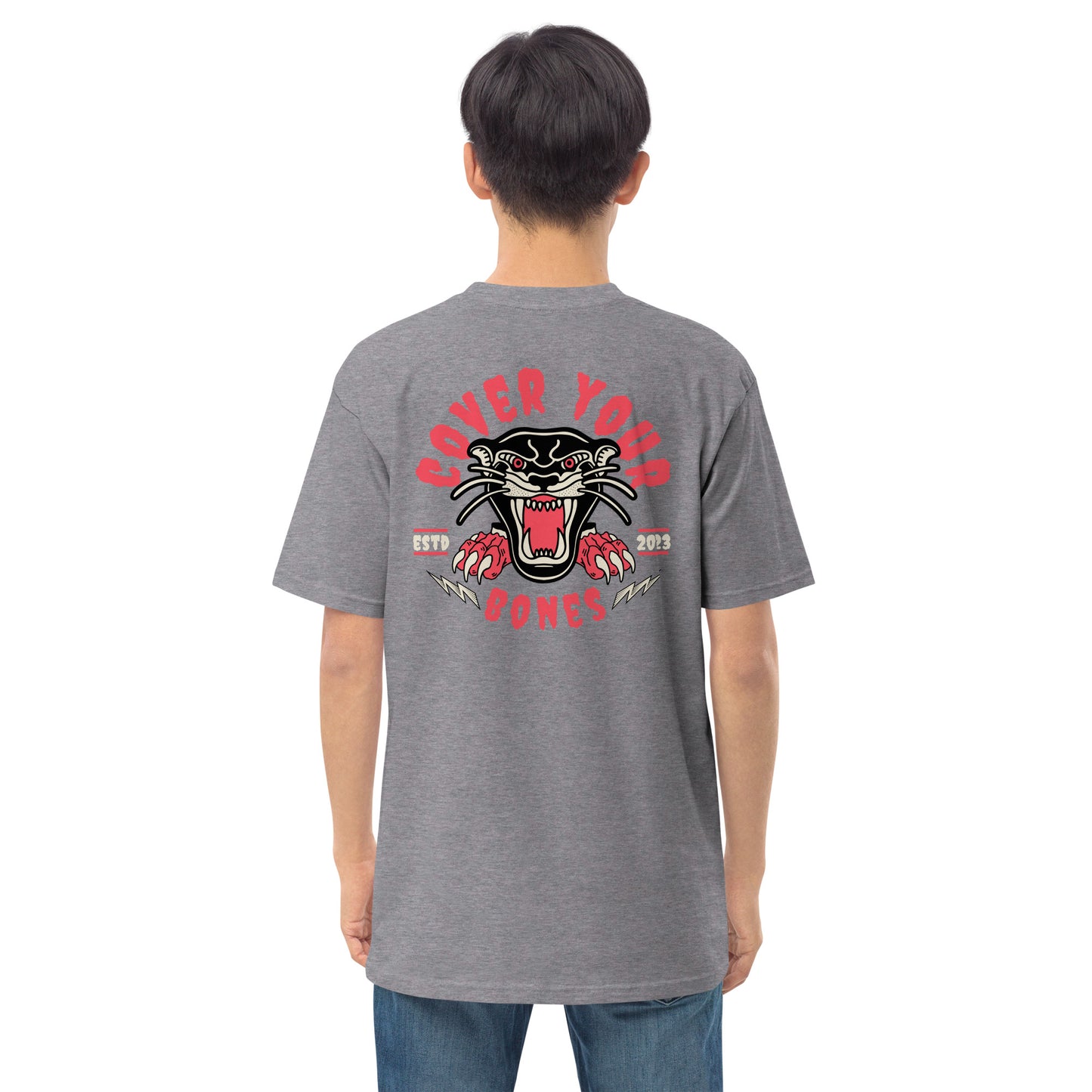 Cover your Bones Pather T-Shirt Cranium & Femur Co.
