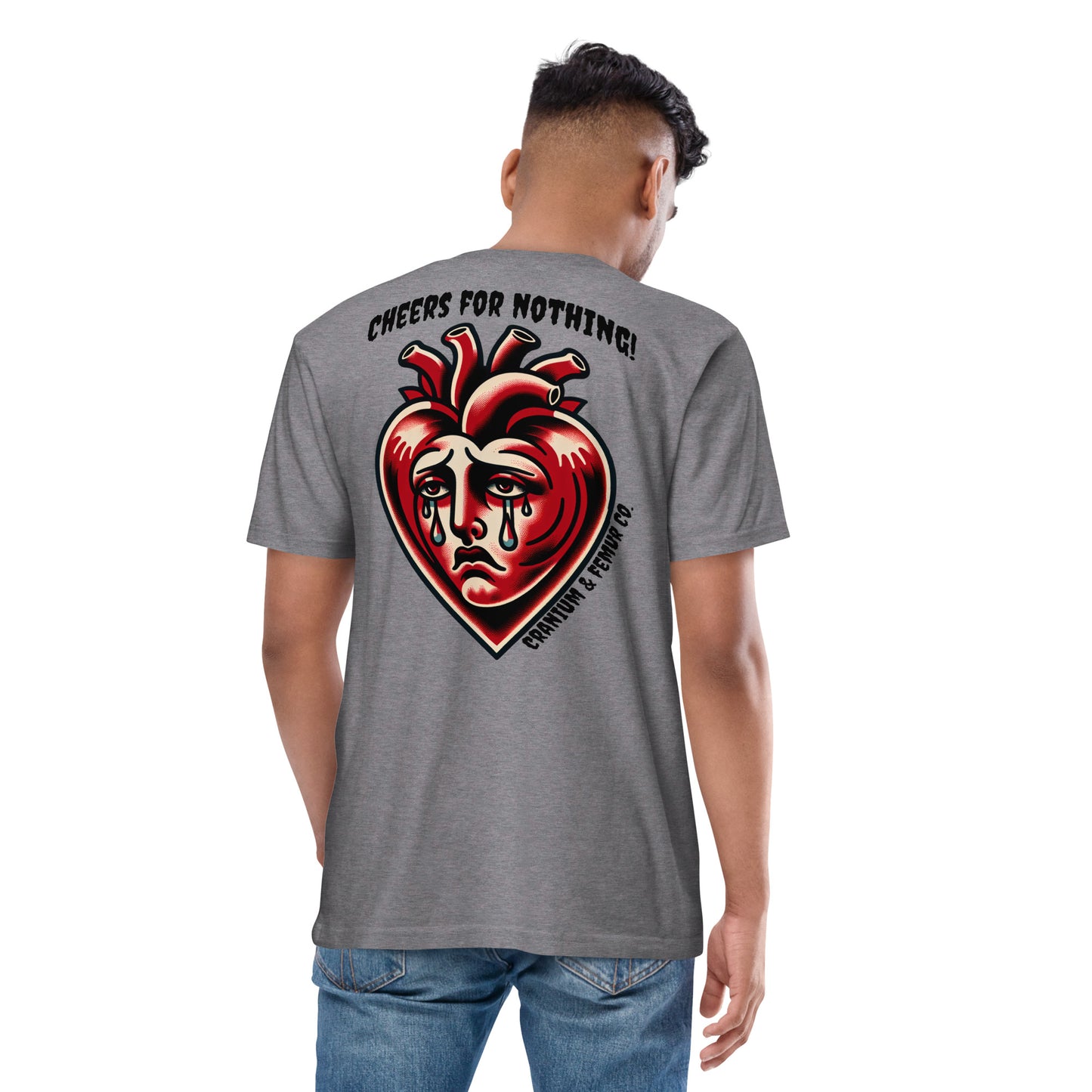 Cheers for Nothing Cranium & Femur Co. T-Shirt