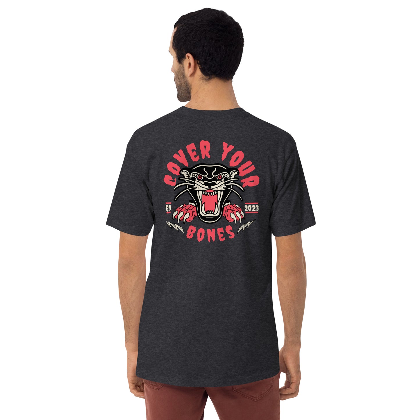 Cover your Bones Pather T-Shirt Cranium & Femur Co.