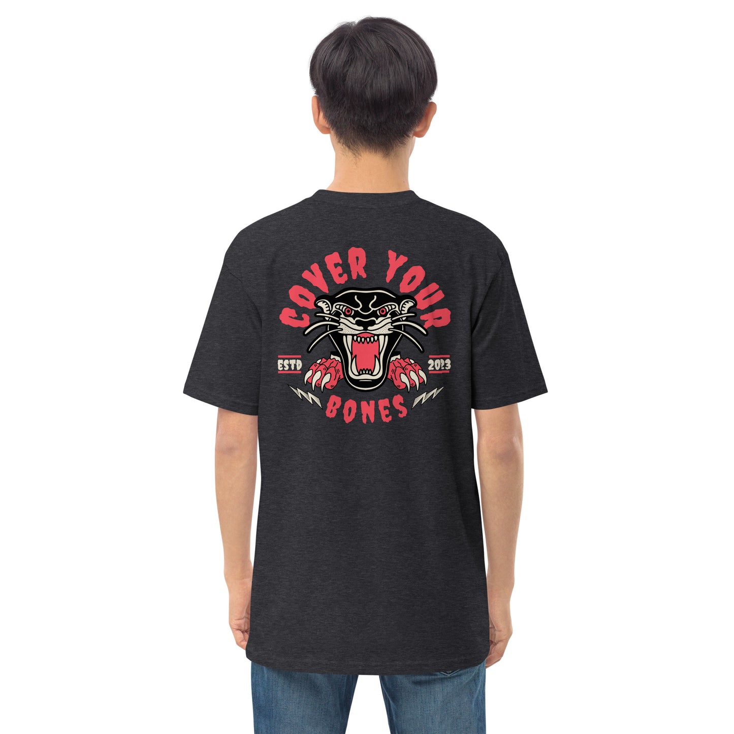 Cover your Bones Pather T-Shirt Cranium & Femur Co.