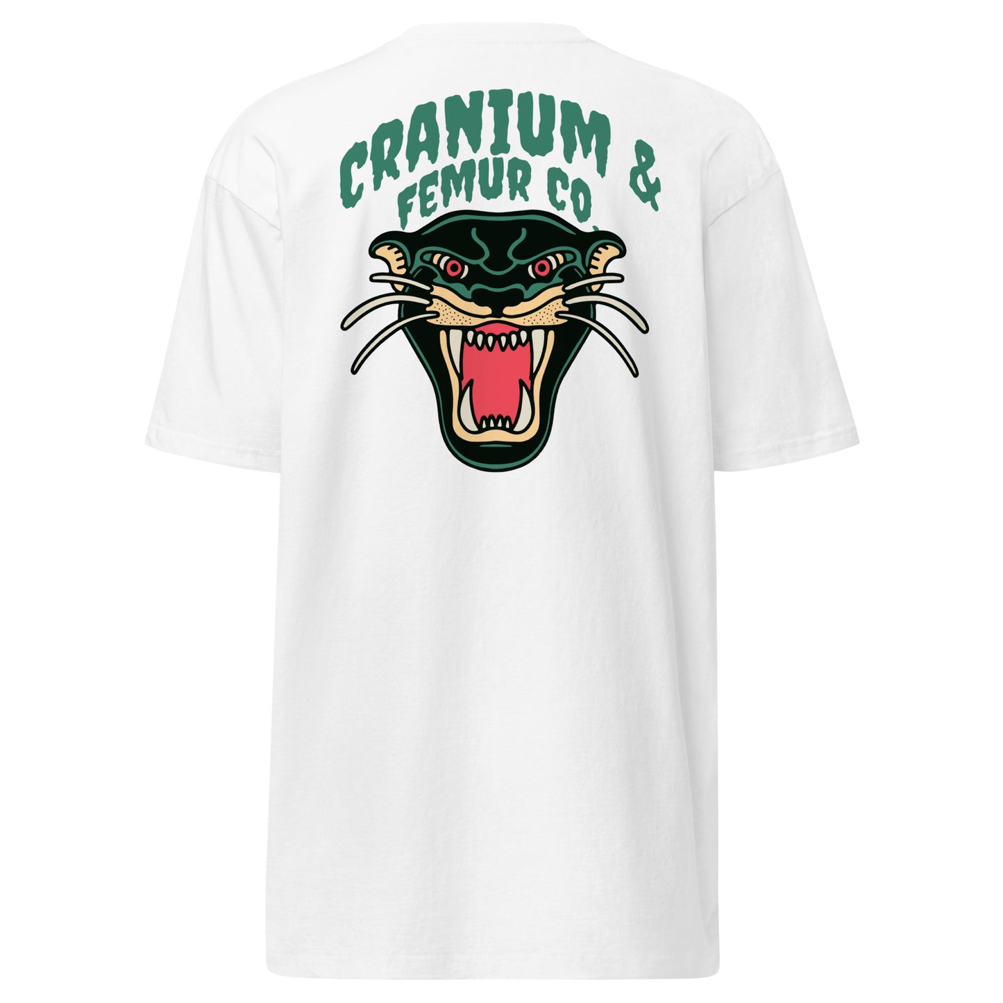 Panther Head T-Shirt Cranium & Femur Co.