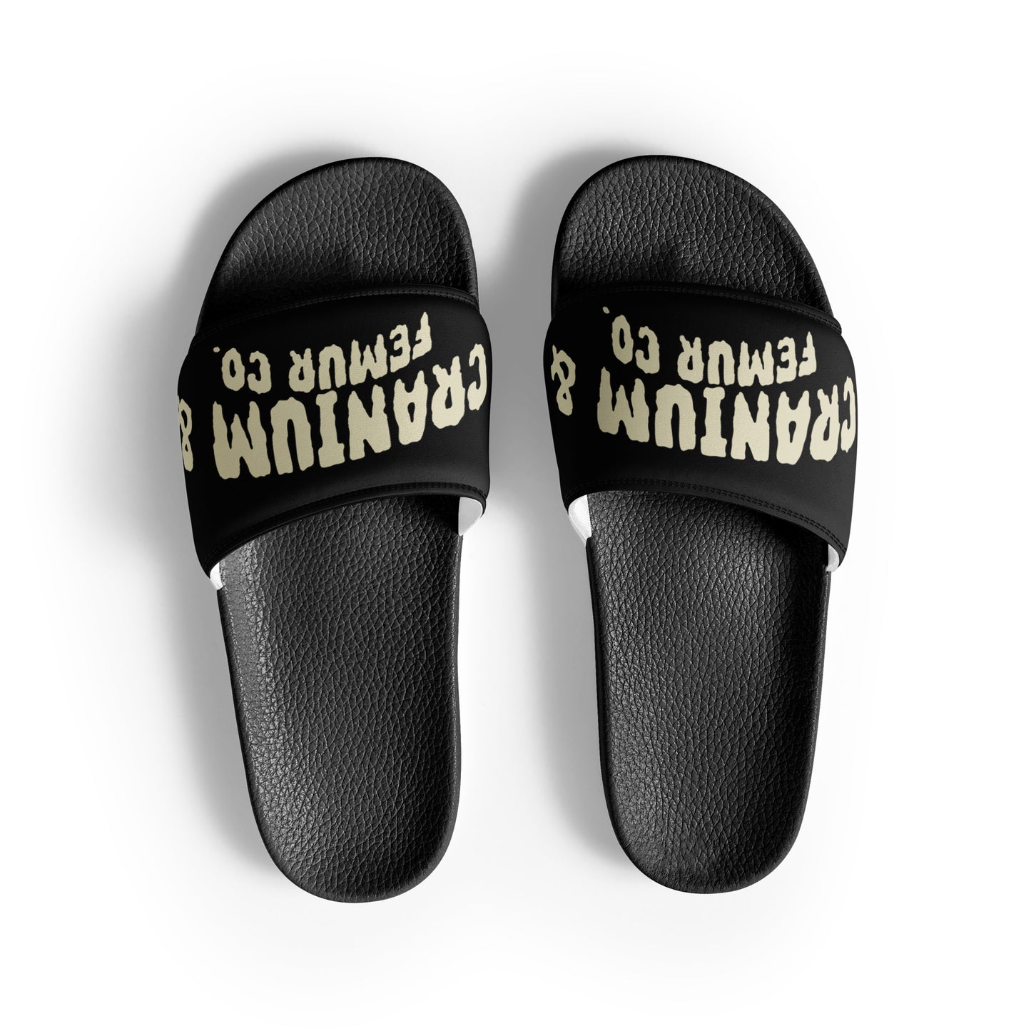 Slides Cranium & Femur Co. Curved Logo