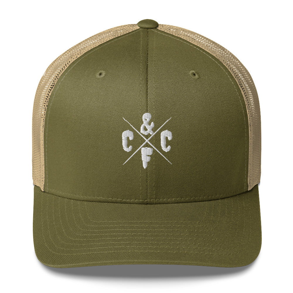 Trucker Cap Cranium & Femur Co. C&FC Logo