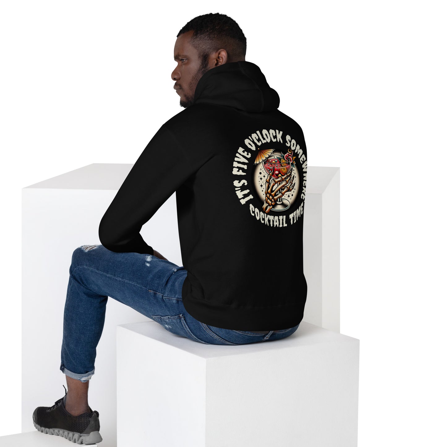 Cocktail Time Hoodie Cranium & Femur Co.