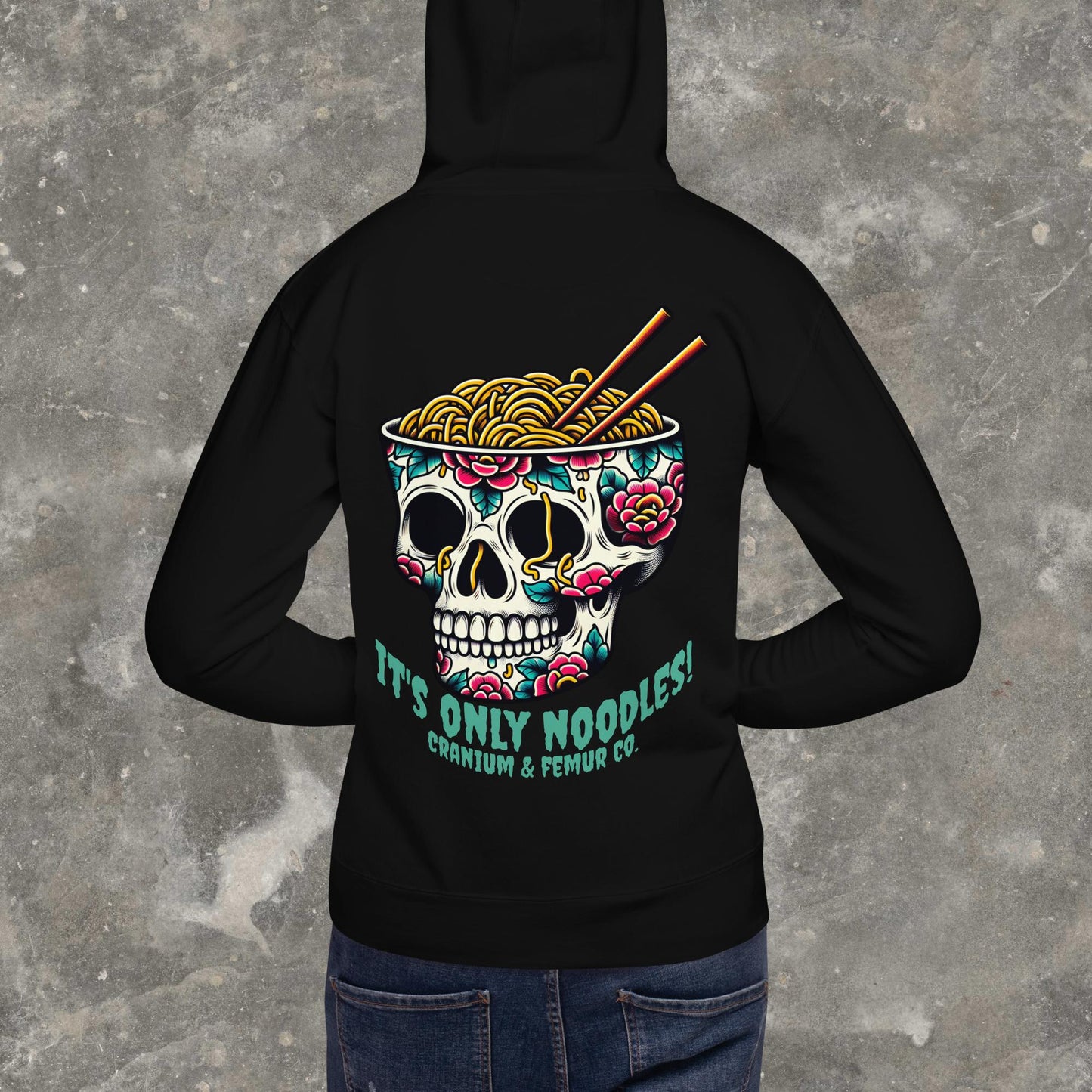 It's Only Noodles Cranium & Femur Co. Hoodie