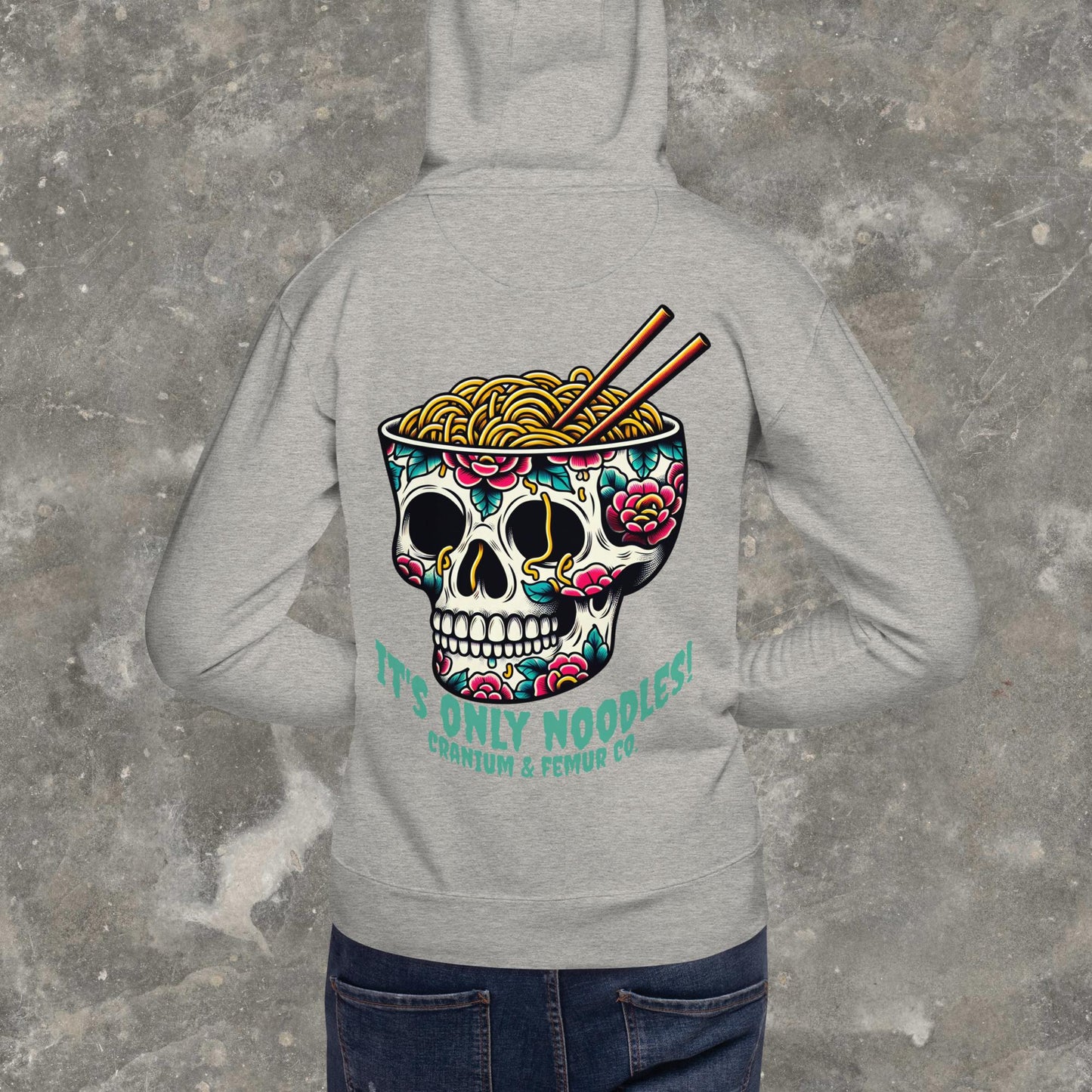 It's Only Noodles Cranium & Femur Co. Hoodie