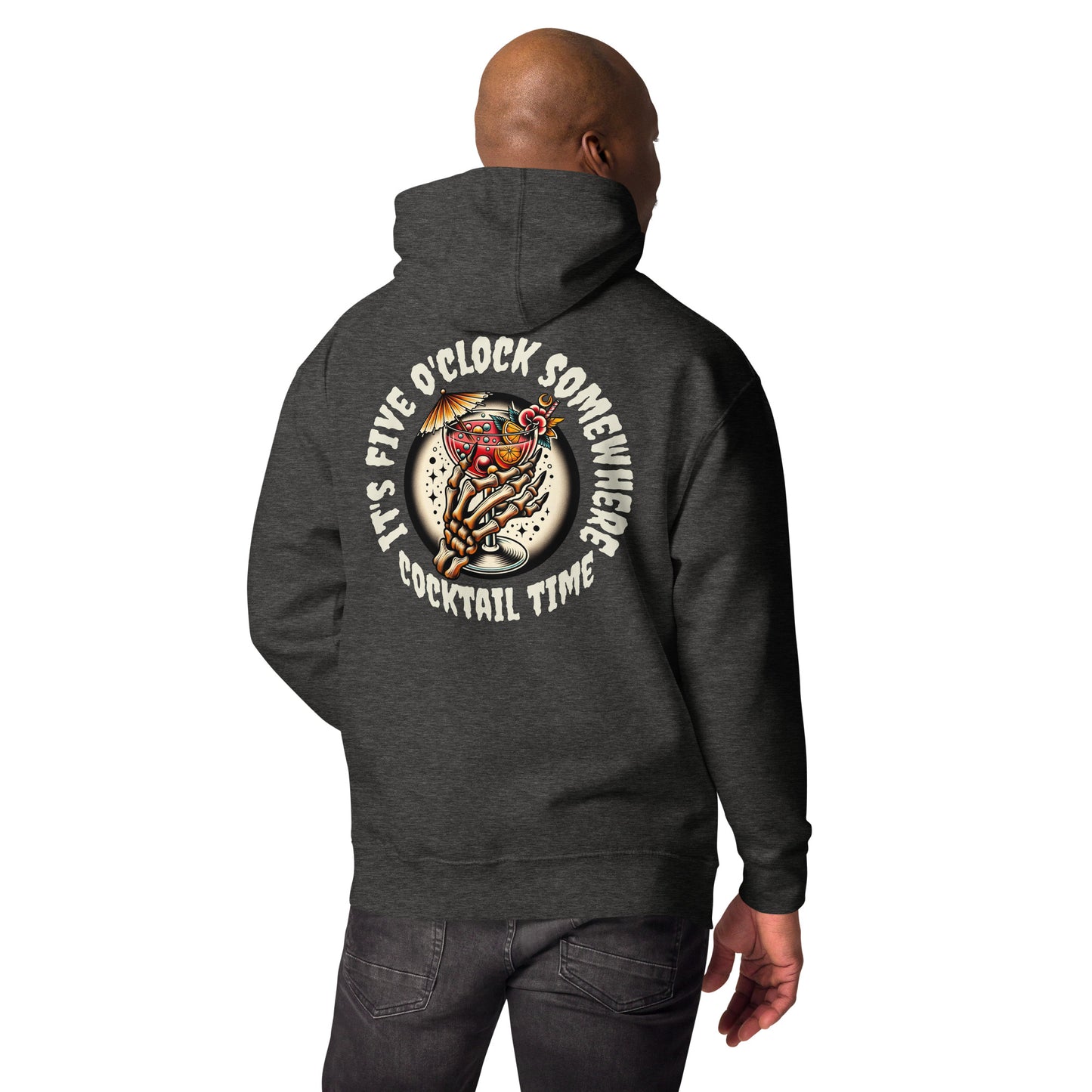 Cocktail Time Hoodie Cranium & Femur Co.