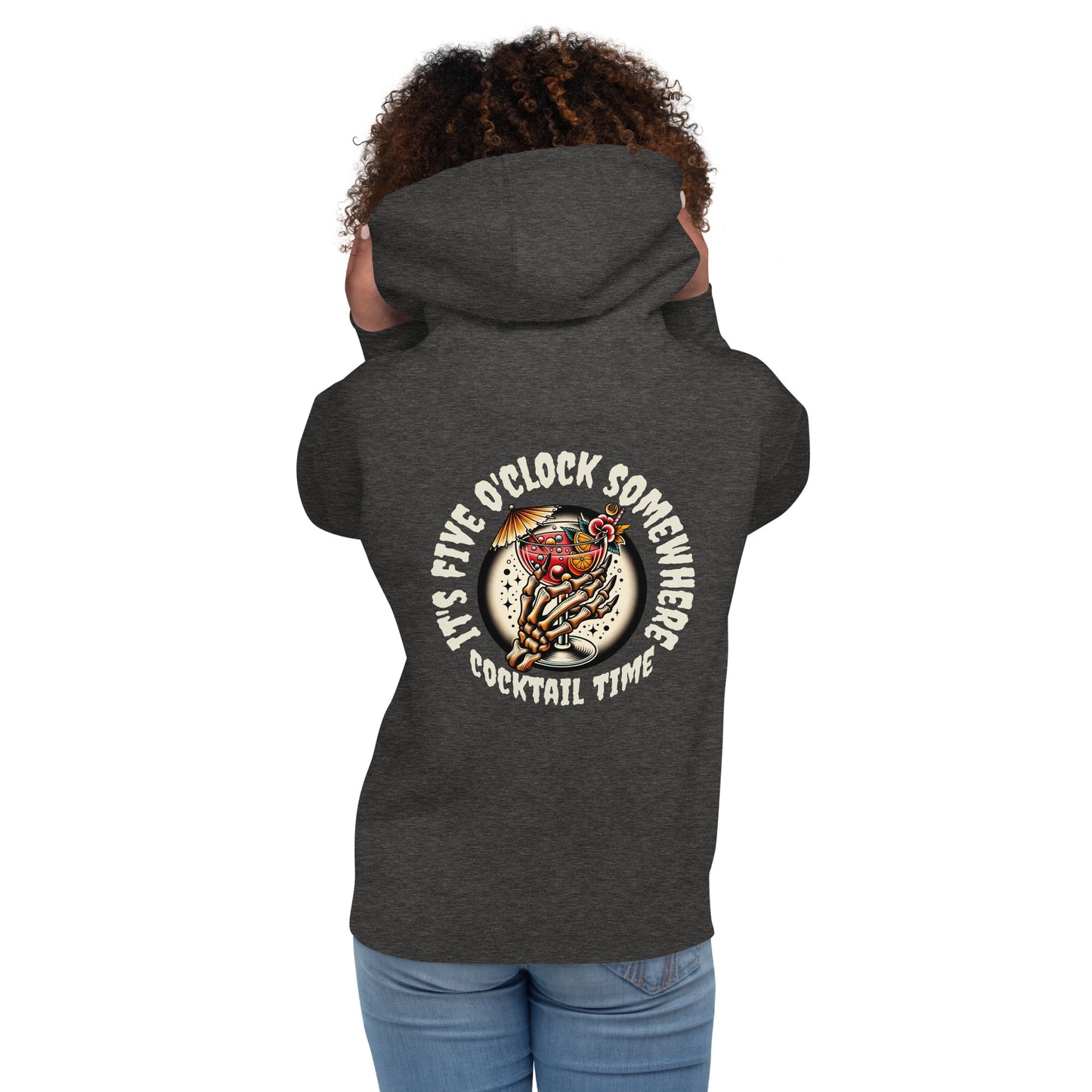 Cocktail Time Hoodie Cranium & Femur Co.