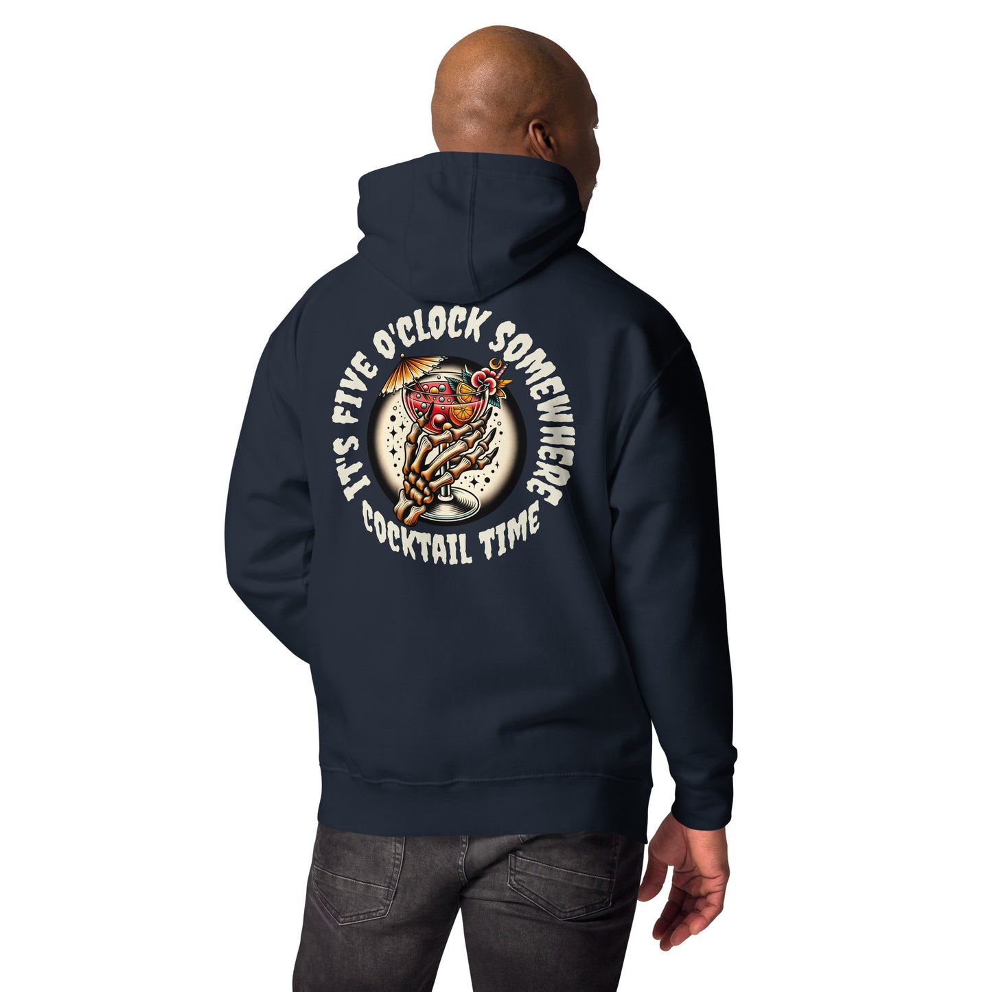 Cocktail Time Hoodie Cranium & Femur Co.