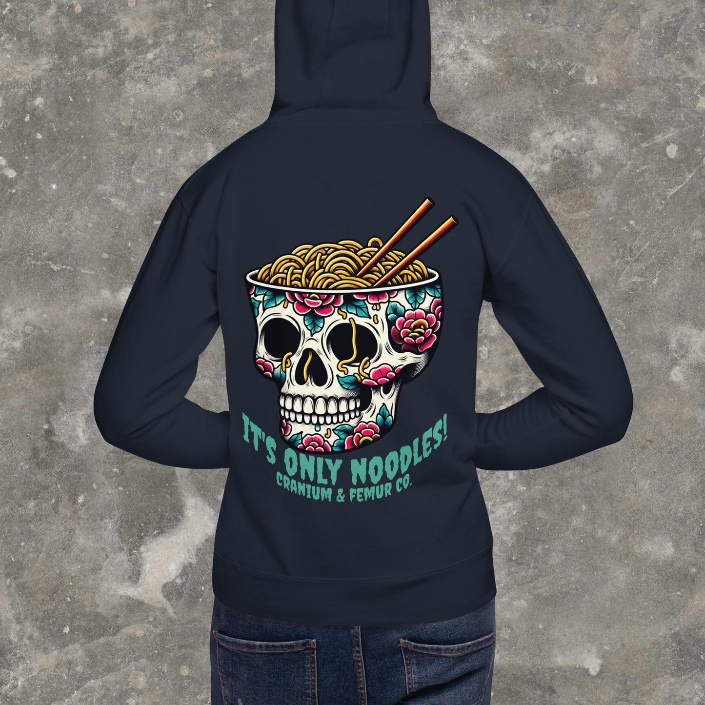 It's Only Noodles Cranium & Femur Co. Hoodie