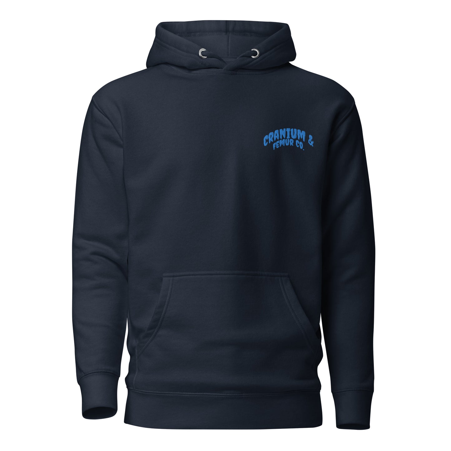 Embroidered Creepy Logo Hoodie Cranium & Femur Co.