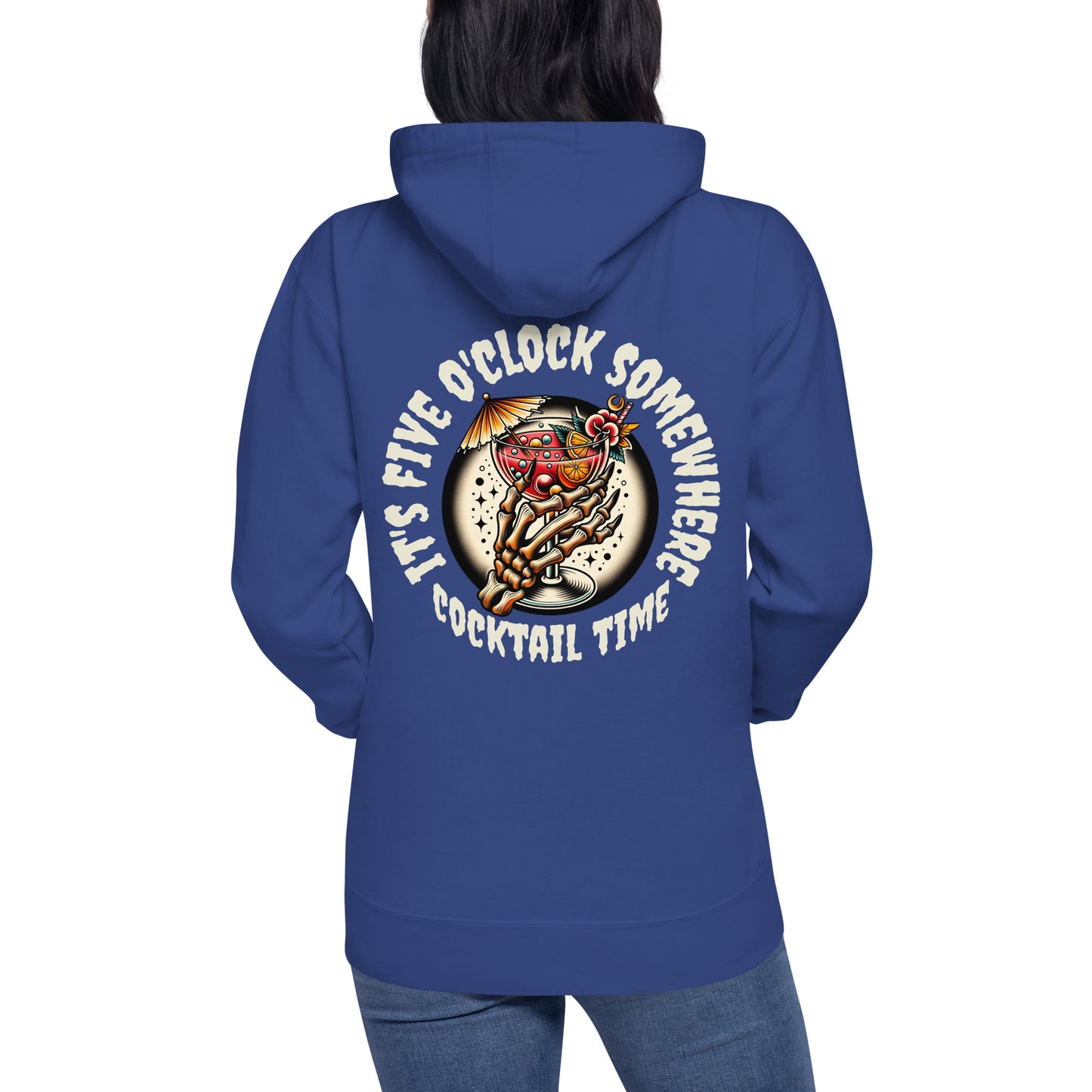 Cocktail Time Hoodie Cranium & Femur Co.