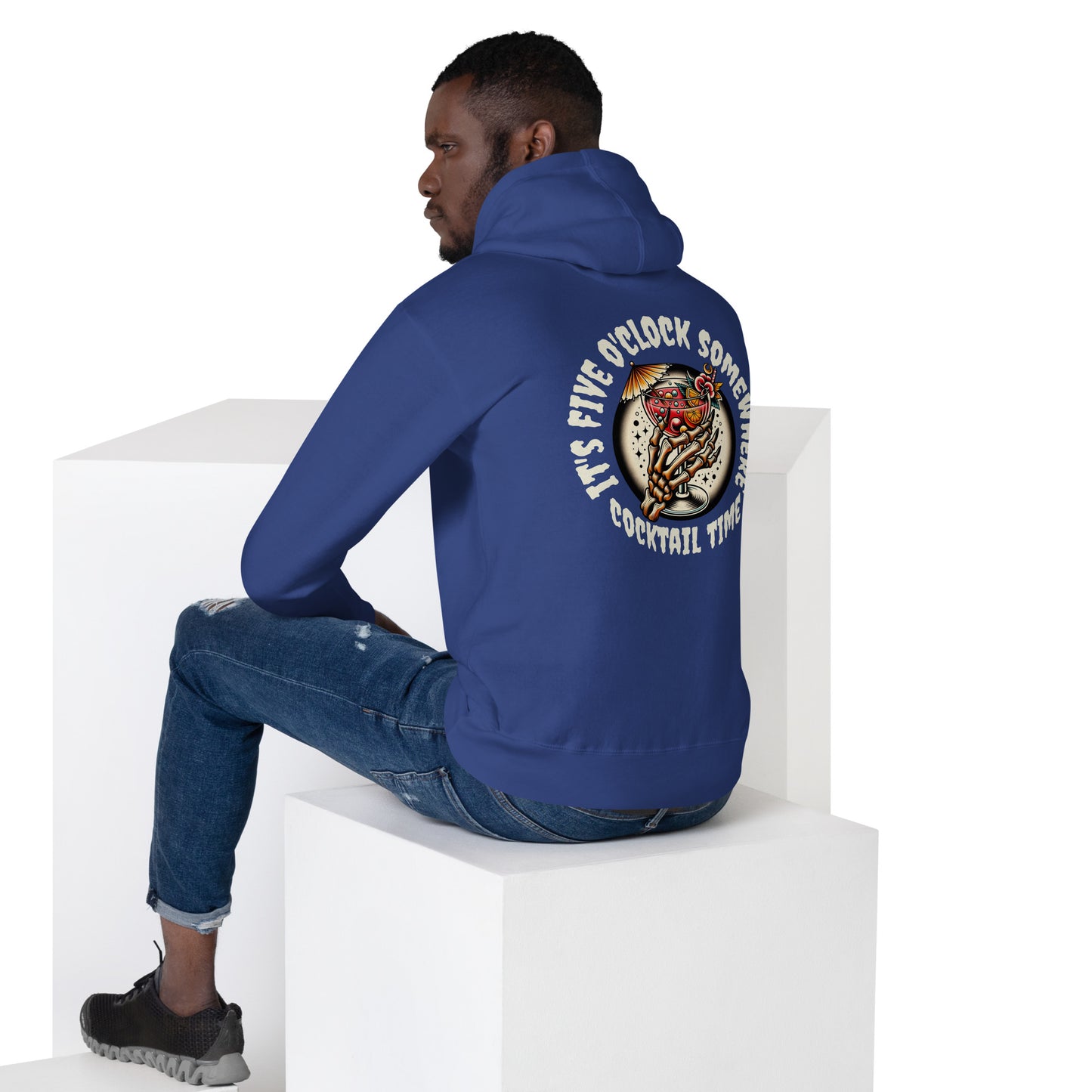 Cocktail Time Hoodie Cranium & Femur Co.