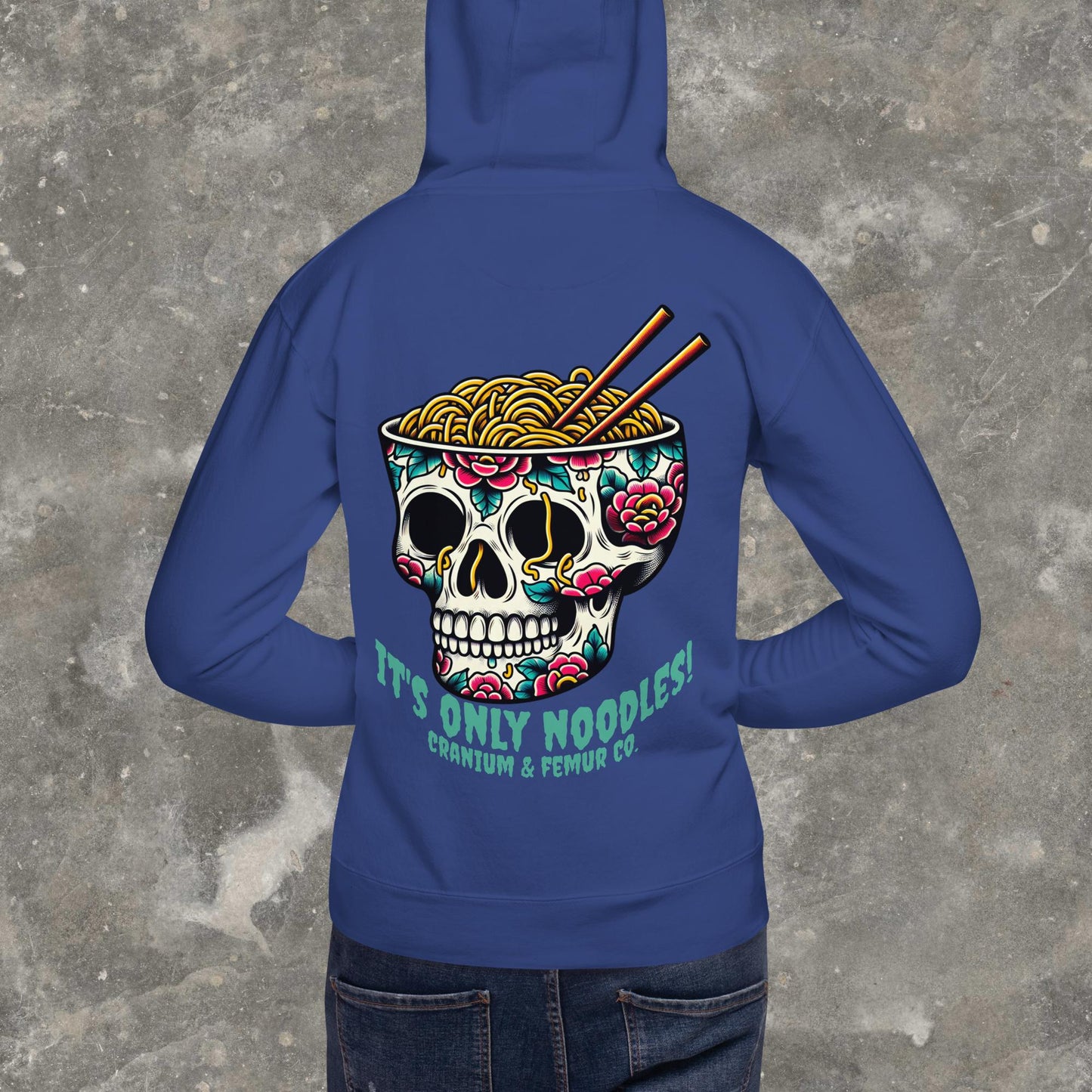 It's Only Noodles Cranium & Femur Co. Hoodie