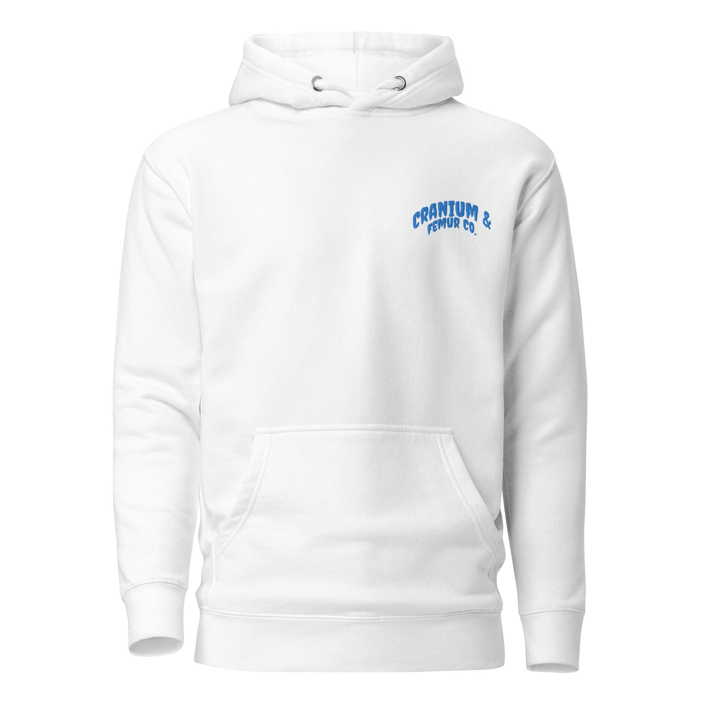 Embroidered Creepy Logo Hoodie Cranium & Femur Co.