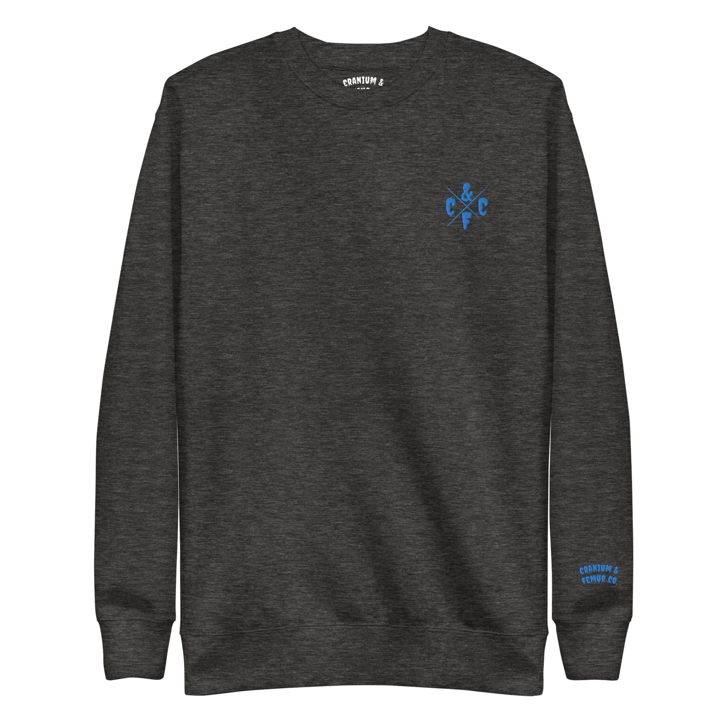 Embroidered Logo Sweatshirt Cranium & Femur Co.