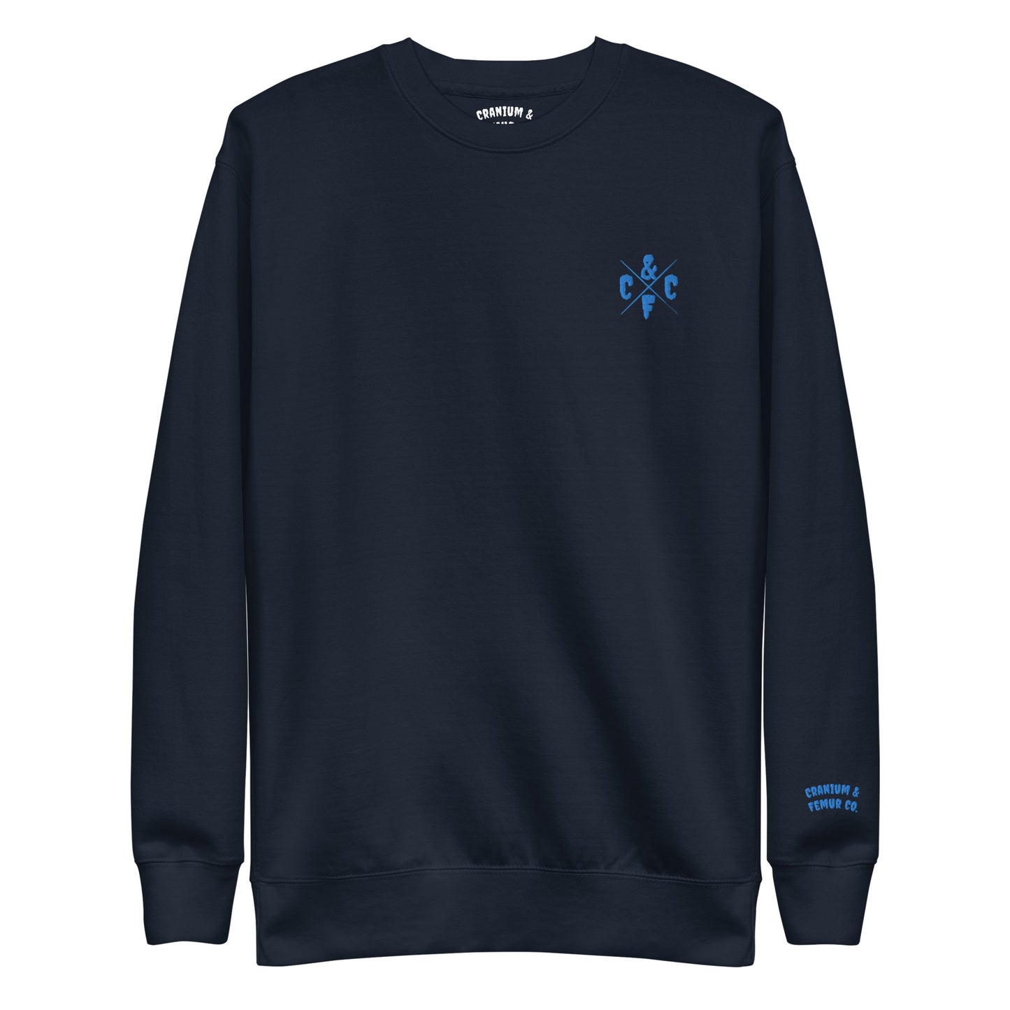 Embroidered Logo Sweatshirt Cranium & Femur Co.