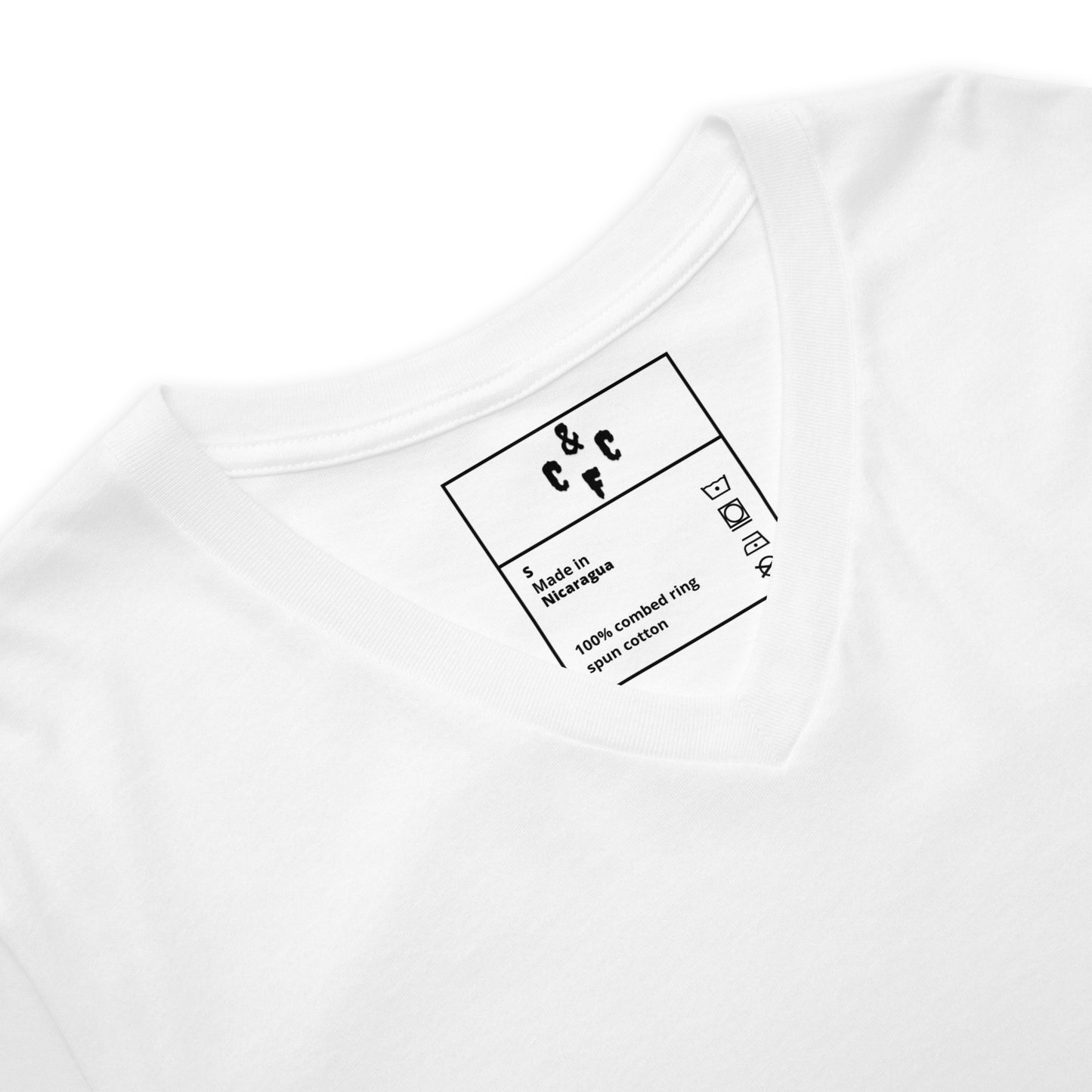 T-Shirt Cranium & Femur Co. Logo V-Neck