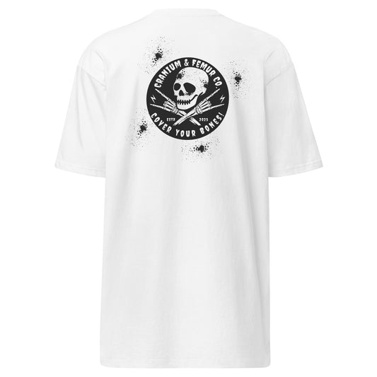 Splatter Skull T-Shirt Cranium & Femur Co.