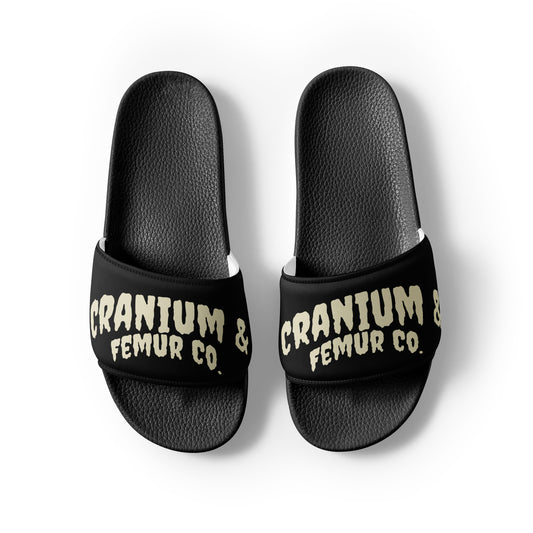 Slides Cranium & Femur Co. Curved Logo